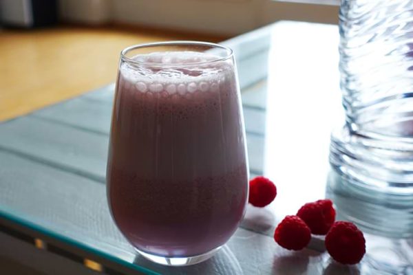 Low Carb Himbeer-Protein-Shake